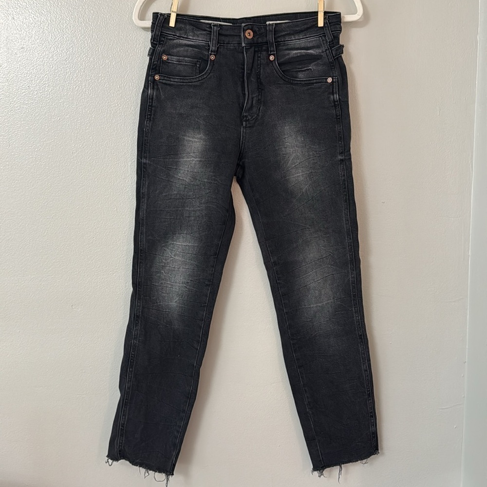 Anthropologie x Pilcro and The Letterpress Buckled Boyfriend Jeans